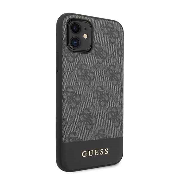Guess GUHCN61G4GLGR iPhone 11 6,1" / Xr szary hard case